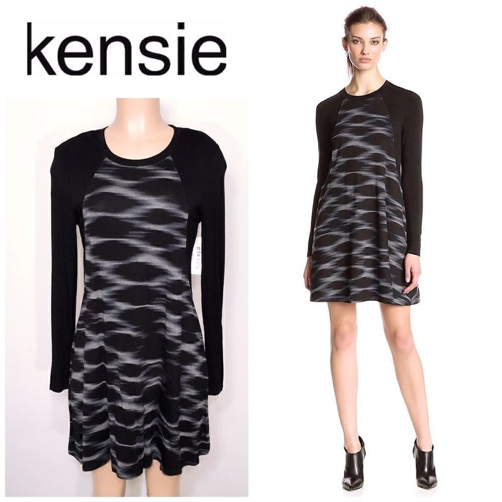 Kensie stretch long sleeve dress. NWT